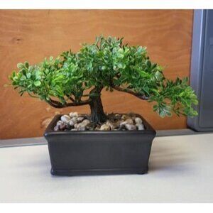 New Artificial Bonsai Tree Juniper Faux Plants Indoor Small Fake Plants Decor